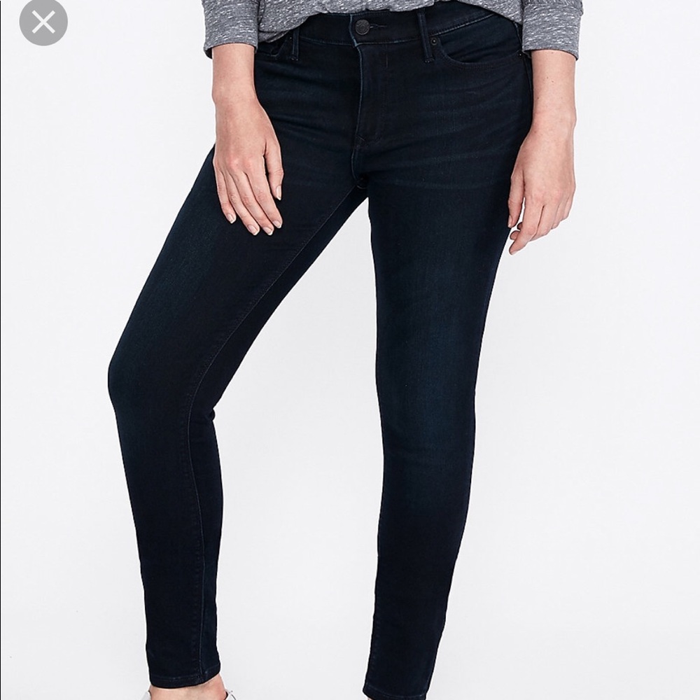 Express Dark Wash Supersoft Jean Legging